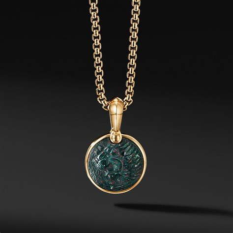 David yurman lion amulet necklace